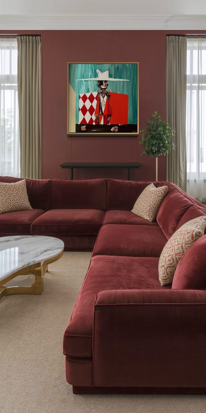 TABLOU-"SHE"-100x100 cm - imagine 3
