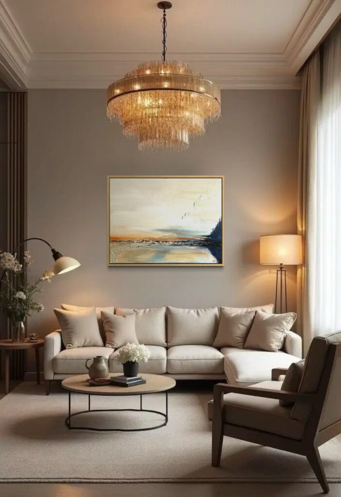 TABLOU-"Abstract"-90x100 cm - imagine 7